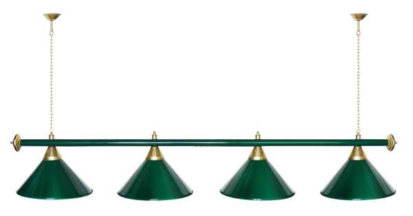 Светильник Startbilliards (4 плафона) зеленый- фото