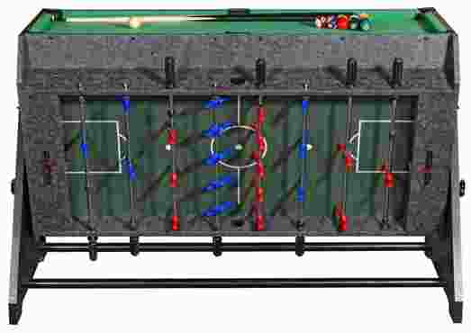 Стол-трансформер «Vortex 3-in-1» (3 игры: аэрохоккей, футбол, бильярд, 127 х 78.7 х 86.4 см, серый)- фото3