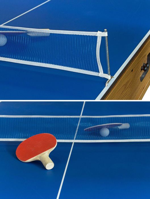 Cтол-трансформер «Twister» 3 в 1 (бильярд, аэрохоккей, настольный теннис, 217 х 107,5 х 81 см, дуб) - фото3