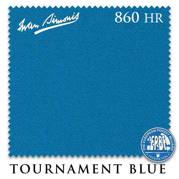 СУКНО IWAN SIMONIS 860HR 198СМ TOURNAMENT BLUE (цена за 1 кв.м) - фото